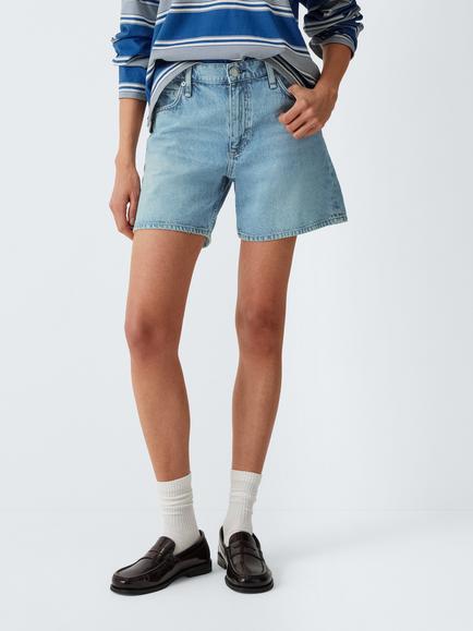 rag & bone Kaia High Rise Denim Shorts, Sunrise - view 2, Sunrise