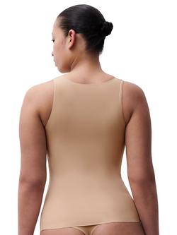 Chantelle Soft Stretch Padded Vest Top - view 2, Sand
