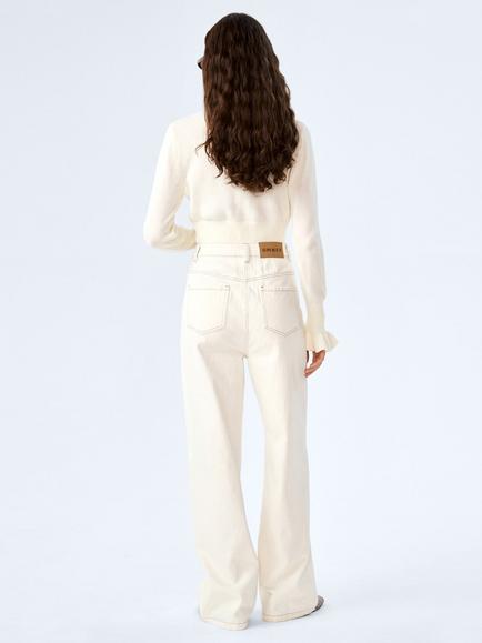 OMNES Orielle Denim Jeans - view 2, Ecru
