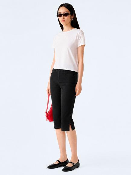 OMNES Rhone Capri Jeans, Black - view 2, Black