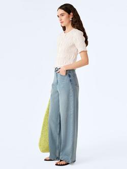 OMNES Burke Cotton Blouse, White - view 2, White