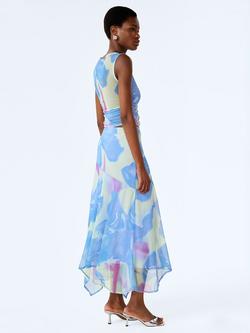 OMNES Delia Glitched Floral Top, Mint - view 2, Mint