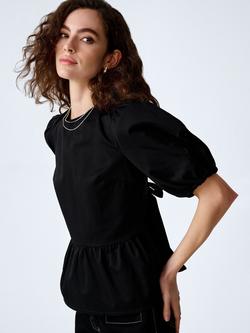 OMNES Tiana Open Back Top, Black - view 2, Black