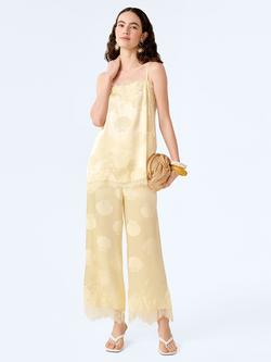OMNES Cortez Trousers containing LENZING™ ECOVERO™ Viscose, Butter Yellow, Butter Yellow