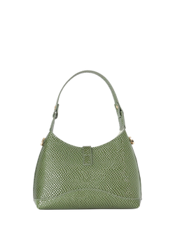 Dune London Dini Dorset Turnlock Grab Bag, Green - view 2, Green