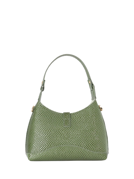 Dune London Dini Dorset Turnlock Grab Bag, Green - view 2, Green