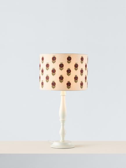 John Lewis Wilcote Pomegranate Embroidered Drum Lampshade, Multi, Multi