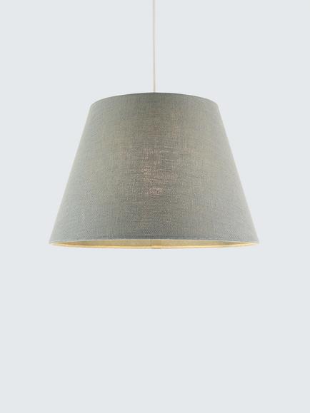 John Lewis Sophia Pure Linen Tapered Lampshade, Heritage Grey