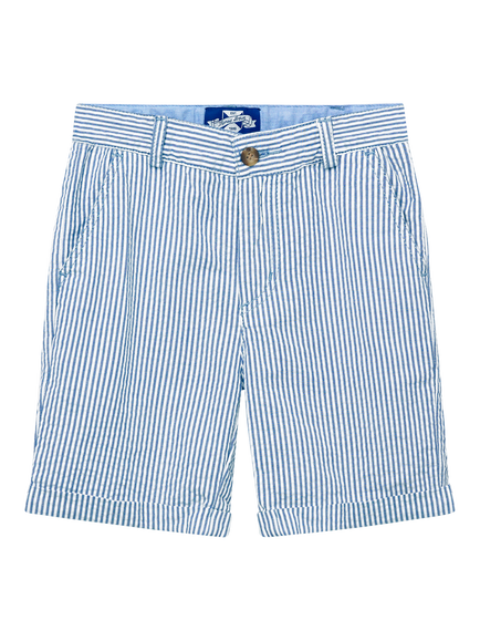 Trotters Kids' Cotton Chino Shorts, Bstripe, Bstripe