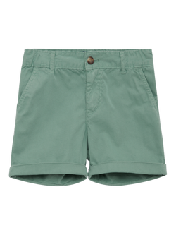 Trotters Thomas Brown Kids' Charlie Chino Shorts, Sage