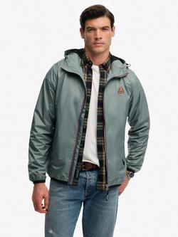 Superdry Windbreaker Jacket, Slate Grey, Slate Grey