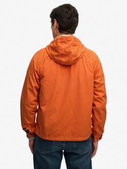Superdry Zip-Through Jacket - view 2, Washed Orange