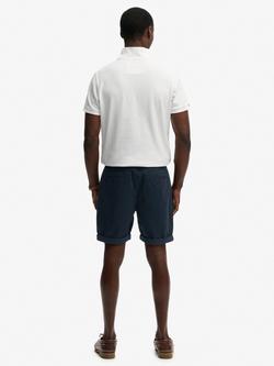Superdry Premium Slim Fit Chino Shorts, Eclipse Navy - view 2, Eclipse Navy