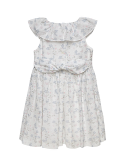 Trotters Kids' Butterfly Willow Dress, White/Multi - view 2, White/Multi