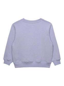 Trotters Kids' Liberty Emma Bloom Floral Bow Sweatshirt, Lilac - view 2, Lilac