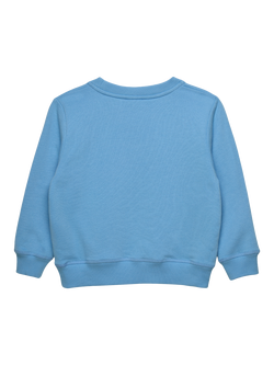 Trotters Baby Here Comes Trouble Sweatshirt, Blue/Pink - view 2, Blue/Pink