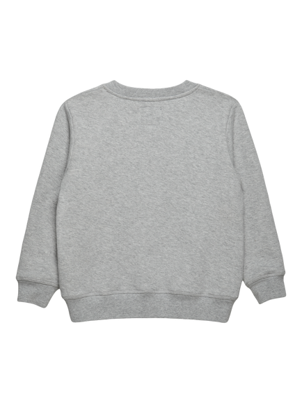 Trotters Kids' Love Sweatshirt, Grey/Pink - view 2, Grey/Pink