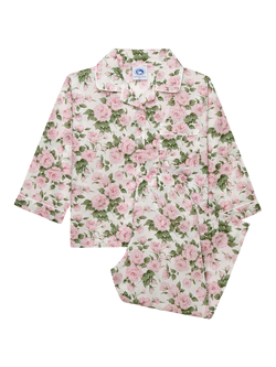Trotters Kids' Carline Rose Pyjamas, Pink Carline Rose, Pink Carline Rose