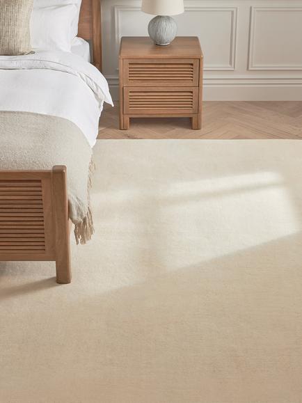 John Lewis Wellington Rug - view 2, Ivory