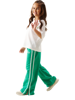 Angel & Rocket Kids' Ria Wide Leg Joggers, Green - view 2, Green