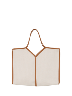 ICHI Alice Structured Tote Bag, Humus, Humus