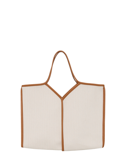 ICHI Alice Structured Tote Bag, Humus, Humus