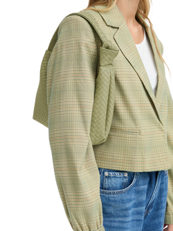 ICHI Abby Braided Knot Shoulder Bag, Iguana - view 2, Iguana