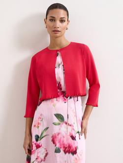 Phase Eight Mimi Structured Knit Cover Up, Pink, Pink