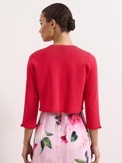 Phase Eight Mimi Structured Knit Cover Up, Pink - view 2, Pink