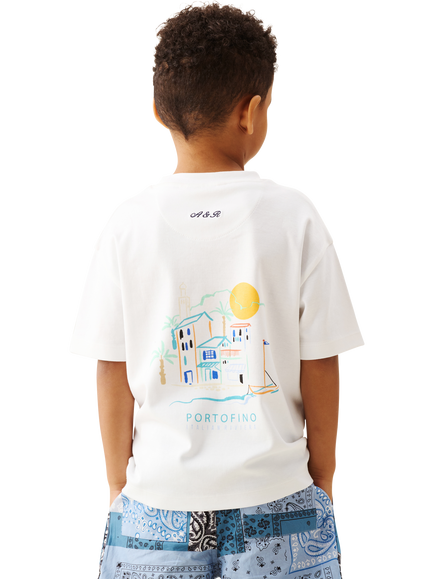 Angel & Rocket Kids' Ray Potofino Graphic T-Shirt, White - view 2, White