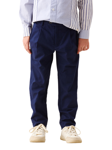 Angel & Rocket Kids' Wilf Smart Chinos, Navy, Navy