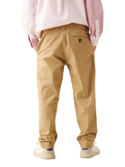 Angel & Rocket Kids' Wilf Smart Chinos, Stone - view 2, Stone