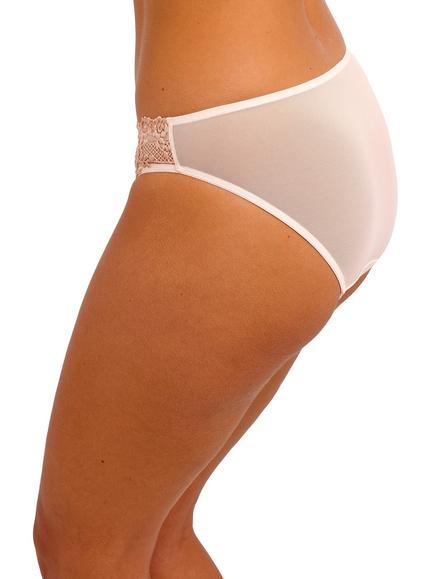 Wacoal Embrace Lace Tanga Knickers, Angel Wing/ Rose - view 2, Angel Wing/ Rose