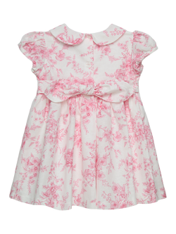 Trotters Baby Kate Dress, Pink Floral - view 2, Pink Floral