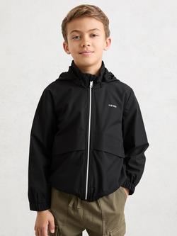 Reiss Kids' Ash Windbreaker Jacket, Black