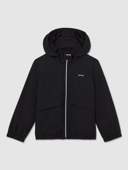 Reiss Kids' Ash Windbreaker Jacket - view 2, Navy