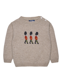 Trotters Baby March Guardsman Jumper, Oatmeal, Oatmeal