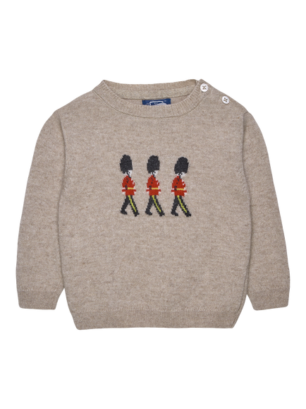 Trotters Baby March Guardsman Jumper, Oatmeal, Oatmeal