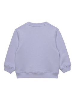 Trotters Baby Emma Amelia Bow Sweatshirt, Lilac - view 2, Lilac