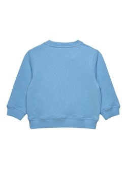 Trotters Baby Here Comes Trouble Sweatshirt, Blue/Pink - view 2, Blue/Pink