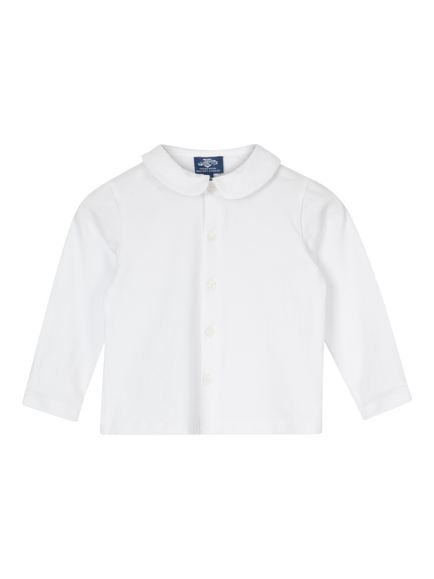 Trotters Baby Arthur Shirt, White, White