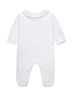 Trotters Baby Duck and Bunny All-In-One Bodysuit, White - view 2, White