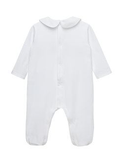 Trotters Baby Marching Guardsman Peter Pan Bodysuit, White/Guardsman - view 2, White/Guardsman