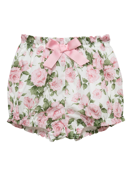 Trotters Baby Carline Rose Bloomers, Pink Carline Rose, Pink Carline Rose