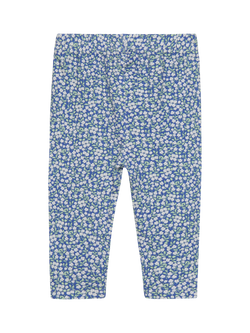 Trotters Baby Ditsy Floral Leggings, Blue - view 2, Blue Floral