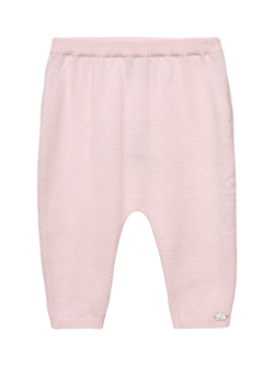 Trotters Baby Knitted Cherry Leggings, Pale Pink, Pale Pink