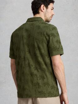 White Stuff Totten Palm Trophy Polo Shirt, Khaki - view 2, Khaki