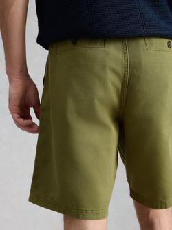 White Stuff Chapman Washed Cotton Chino Shorts - view 2, Green