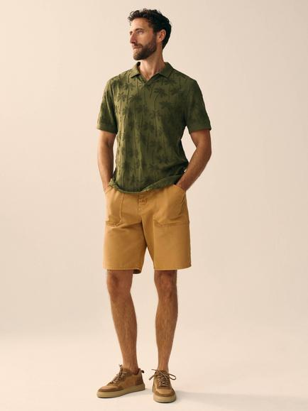 White Stuff Crantock Cotton Cargo Shorts, Tan, Tan