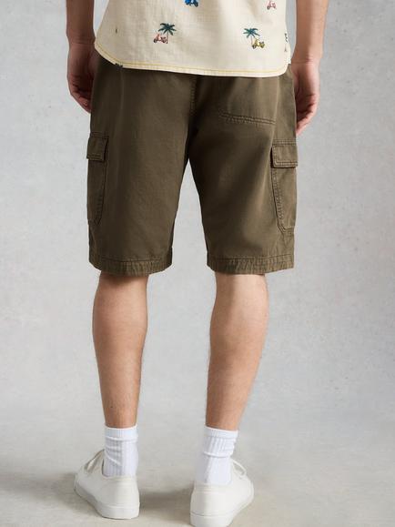 White Stuff Kemble Cotton Cargo Shorts - view 2, Khaki